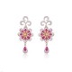 Designer Earrings with Certified Diamonds in 18k Yellow Gold - NK0912PER